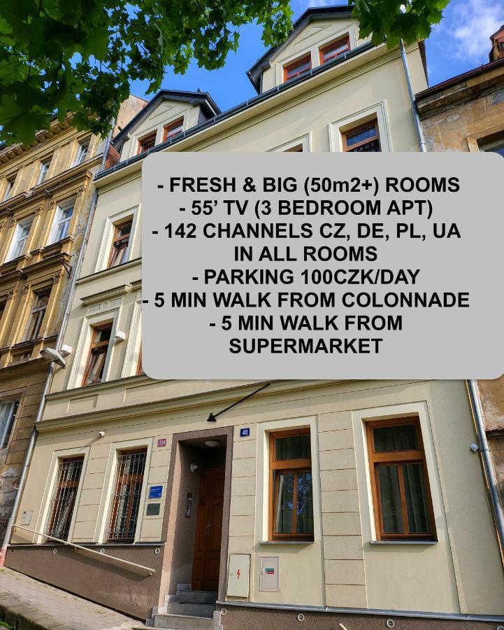 Excellent Apartments In Spa City Center 5 Min Walk From The Colonnade Karlowe Wary Zewnętrze zdjęcie