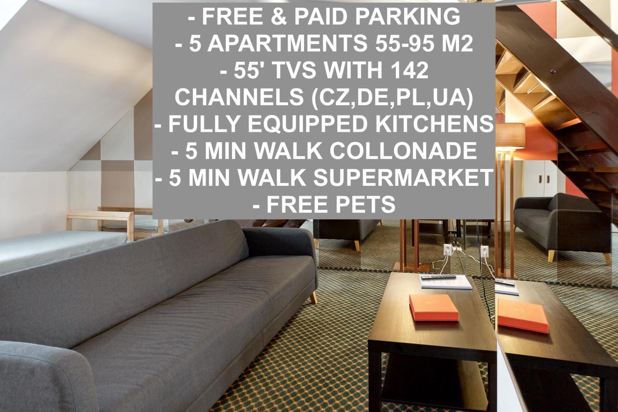 Excellent Apartments In Spa City Center 5 Min Walk From The Colonnade Karlowe Wary Zewnętrze zdjęcie